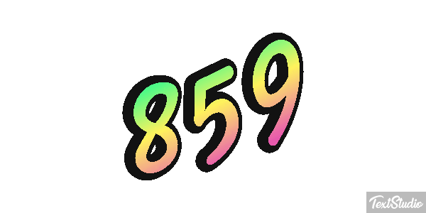 859 Texteffekt