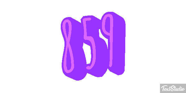 859 Texteffekt