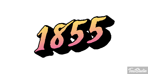 1855 テキスト効果
