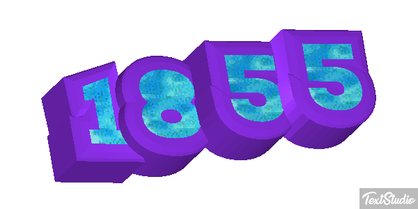 1855 テキスト効果