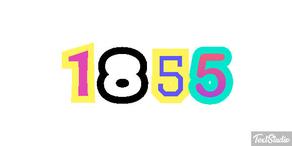 1855 テキスト効果