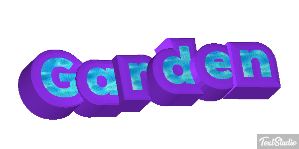 Garden Text effect