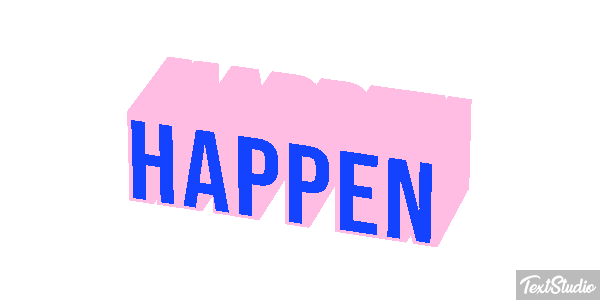Happen Text effect