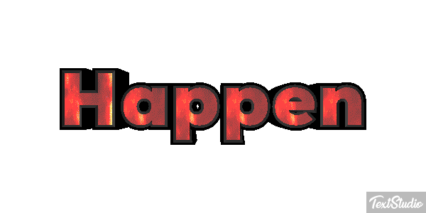 Happen Text effect