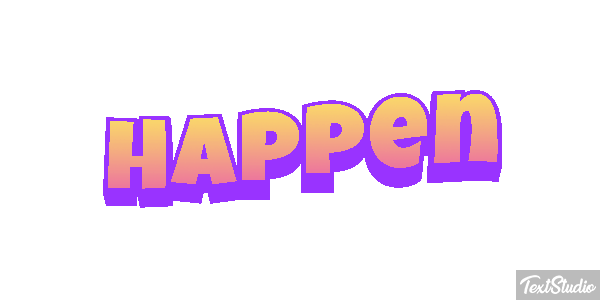 Happen Text effect