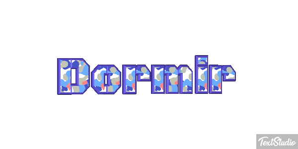 Dormir Effetto testo
