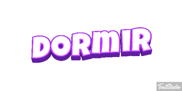 Dormir Effetto testo