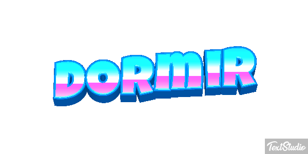 Dormir Effetto testo