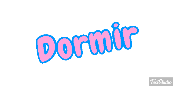 Dormir Effetto testo
