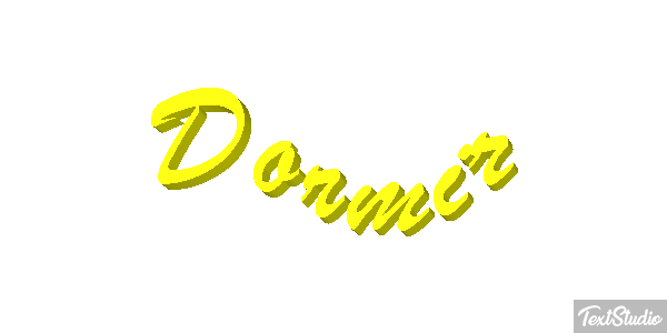 Dormir Effetto testo