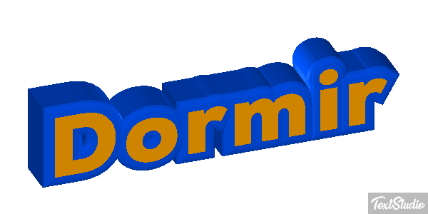 Dormir Effetto testo