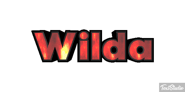 Wilda Text effect