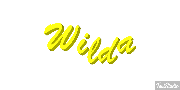 Wilda Text effect