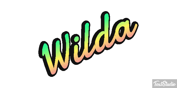 Wilda Text effect