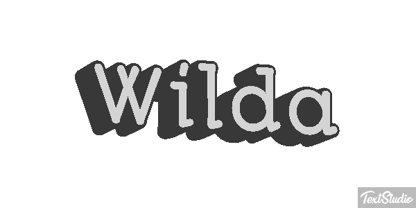 Wilda Text effect