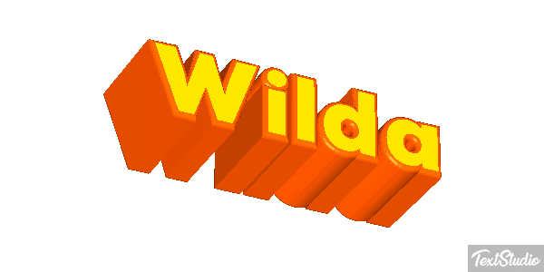 Wilda Text effect