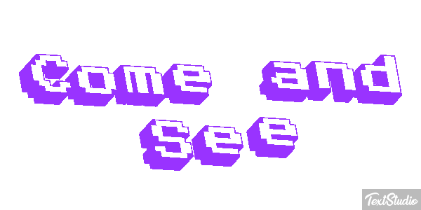 Come and See Tekst effect