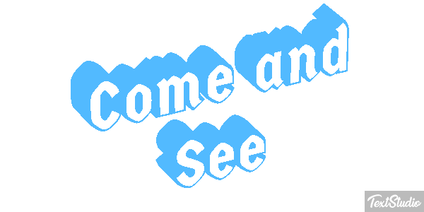 Come and See Tekst effect