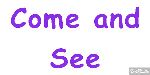 Come and See Tekst effect