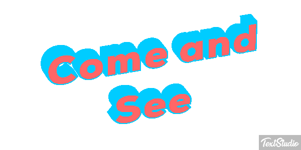 Come and See Tekst effect