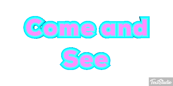 Come and See Tekst effect