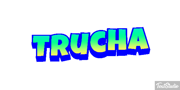 Trucha Efecto de texto