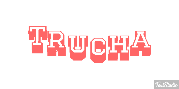 Trucha Efecto de texto