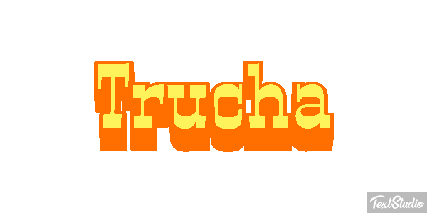 Trucha Efecto de texto