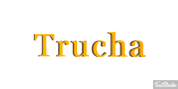 Trucha Efecto de texto
