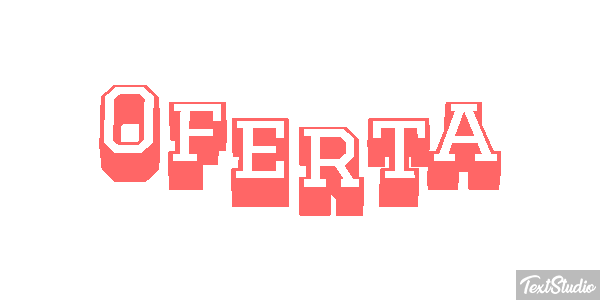 Oferta Efeito do texto