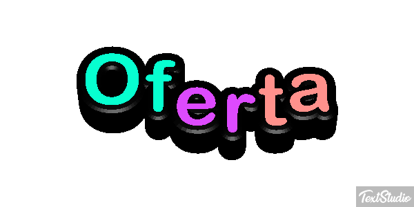 Oferta Efeito do texto