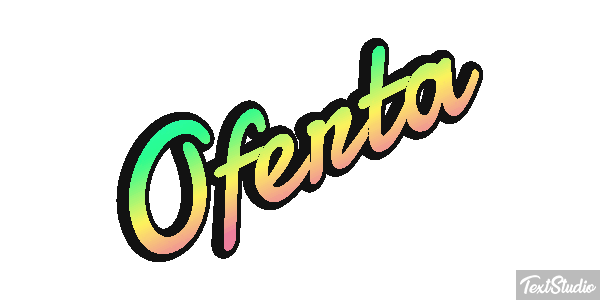 Oferta Efeito do texto