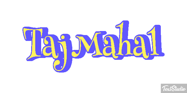 Taj Mahal Текстовый эффект