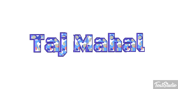 Taj Mahal Текстовый эффект