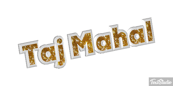 Taj Mahal Текстовый эффект