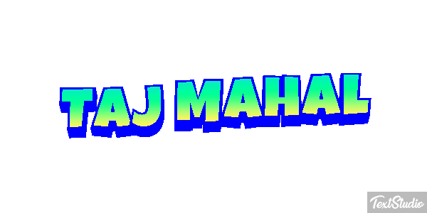 Taj Mahal Текстовый эффект