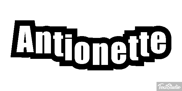 Antionette Text effect