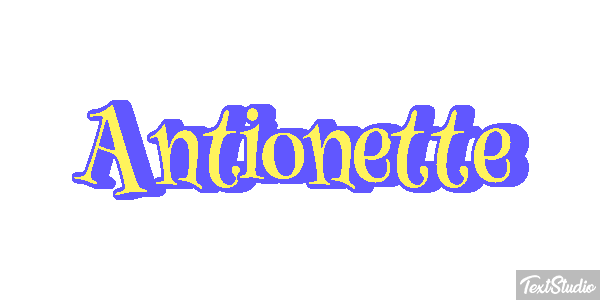 Antionette Text effect