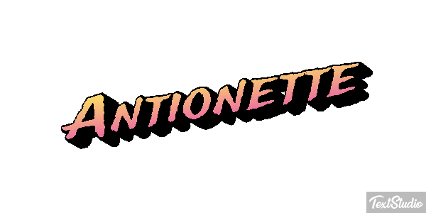 Antionette Text effect