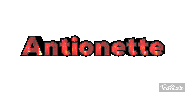 Antionette Text effect