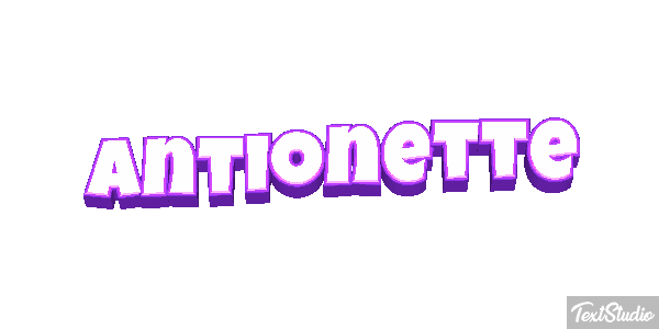 Antionette Text effect