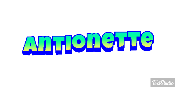 Antionette Text effect