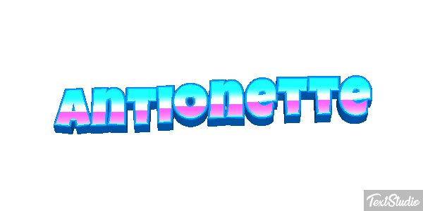 Antionette Text effect