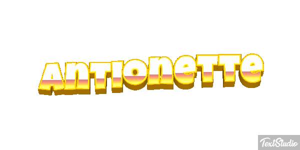 Antionette Text effect
