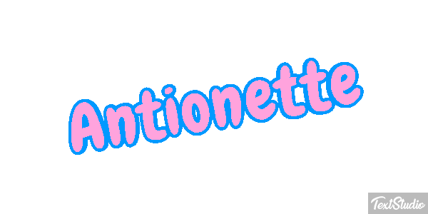 Antionette Text effect