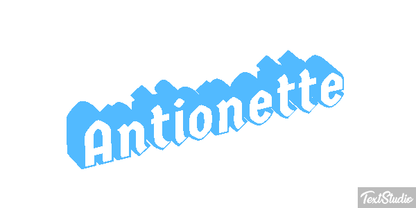 Antionette Text effect