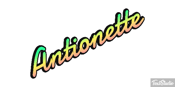 Antionette Text effect