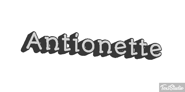 Antionette Text effect