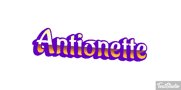 Antionette Text effect