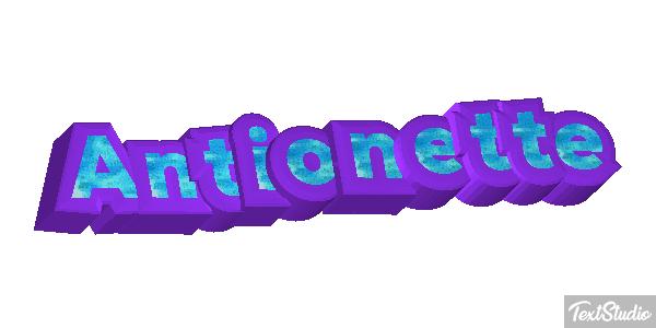 Antionette Text effect